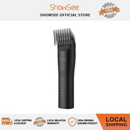 New Xiaomi Showsee C4-BK Electric Hair Trimmer Clipper Shaver Waterproof Recharg Hair Clipper Hair C