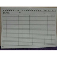 Big Stock Card Large Stock Card/