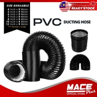 4/5/6/7/8/10/12 Inch x 9 Meter Flexible PVC Aluminium Ducting Suction Hose Thick Foil Fireproof Wate