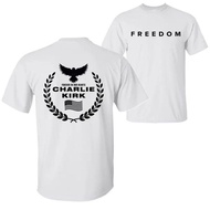 Charlie Kirk Freedom Shirt, Tribute Memorial American Hero Shirt Patriotic Activism Shirt  Harajuku 