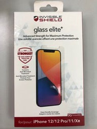 InvisibleShield Glass Elite+ iPhone 12/12 Pro/11/XR 螢幕保護貼