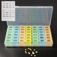 SHANNAIER | Weekly Portable 6 Times Daily Medicine Organizer
