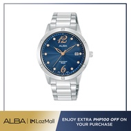 Alba Phlippines AG8N07X1 Blue Dial Stainless Steel Strap Women's Quartz Watch 36mm