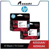 HP 47 Ink Cartridge (Black/Color) (6ZD21AA/6ZD61AA)