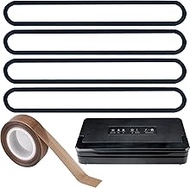 4 Pack Foam Replacement Gaskets compatible with Anova Culinary Precision Vacuum Sealer Pro,Teflon Ta