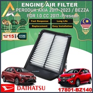 17801-BZ140 PERODUA BEZZA 1.0, AXIA 1.0 1KR-VE 2017" -2019"ENGINE AIR FILTER 17801-BZ140 PENAPIS ANG