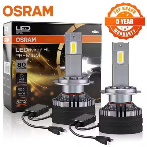 OSRAM Original H7 H4 Led Car Headlight Bulb 9012 HIR2 Lamp HB2 9003 9005 9006 HB4 HB3 H11 H8 Fog Lig