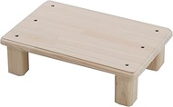 Kodai 330364 Wooden Step Stool, Load Capacity 220.5 lbs (100 kg), Made in Japan, Hinoki, Step Stand,