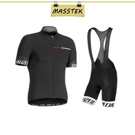 MASSTEK @Johor Cycling Jersey Bib Pant Sets MTB Short Sleeve Jersey Bib Short Gel Padding APL302