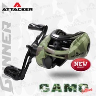 รอกหยดน้ำ ตกปลา ATTACKER GUNNER 7 รอบ 7.5 บอดี้กราไฟต์คุณภาพสูง