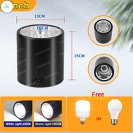 EZ E27 Downlight Replaceable Bulb Lampu 3inch 4inch Round Ceiling Light Square Spotlight Home lighti