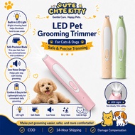 Cordless Electric Trimmer for Dog Paw Fur Clippers Kit Rechargeable  for Small Cats, Dogs, Ears Set 