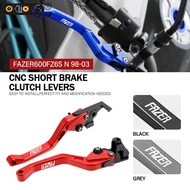 CNC Motorcycle Short Brake Clutch Levers Accessories Parts For YAMAHA FAZER600 FZ6S FZ6N 1998-2010 F