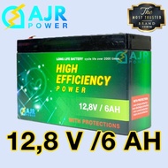 LITHIUM BATTERY LiFePo4 AJR POWER UPS Emergency Car for Children 6V 12V 12AH 6AH