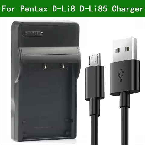 D-Li8 D-Li85 Battery Charger For Pentax Optio A10 A20 A30 A40 E65 L20 S S4 S5i WPi SVi S5z S6 S7 SV 