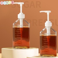 JKTH 1100ml Coffee Syrup Dispenser with Pump Scale Drip Dispenser, 5/8/10CC.