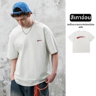 Wood soon | เสื้อยืดคอกลมสไตล์ลำลองแบบเท่ห์