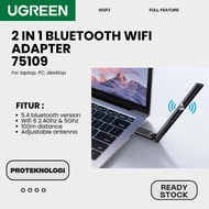 UGREEN 75109 AX900 Wifi 6 Bluetooth USB Adapter 2 in 1 Wireless Connection
