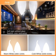 LIXIA 220V Led Candle Bulbs E14 3W 5W 7W 9W Led Chandelier Candle Light High Quality Bulb White Lamp Home Decoration