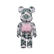 MEDICOM TOYS BEARBRICK BE@RBRICK   FLOR@ PINK ROSE 永生花 400％