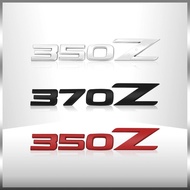 3D Metal 350Z 370Z Car Emblem Rear Trunk Badge Sticker Nameplate Decal For Nissan Fairlady Z 350Z 37