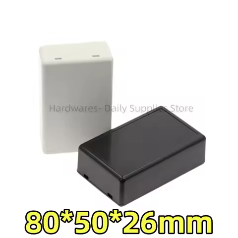 1pcs Plastic power supply screwless switch box, electronic junction box, instrument button control b
