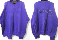 【日本製】🔵KENZO 長袖T恤🔵L號 紫色 刺繡 品牌 名牌 潮流 潮牌 上衣 日系 男生 男裝 0318