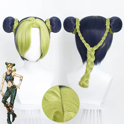 Anime Jolyne Cujoh Cosplay Rose Net Wig