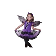 Halloween Costume Children's Costume Purple Batgirl cosplay Witch Costume 251127