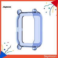 Skym* Clear TPU Protective Bumper Case Cover Shell for Xiaomi Huami Amazfit Bip Lite