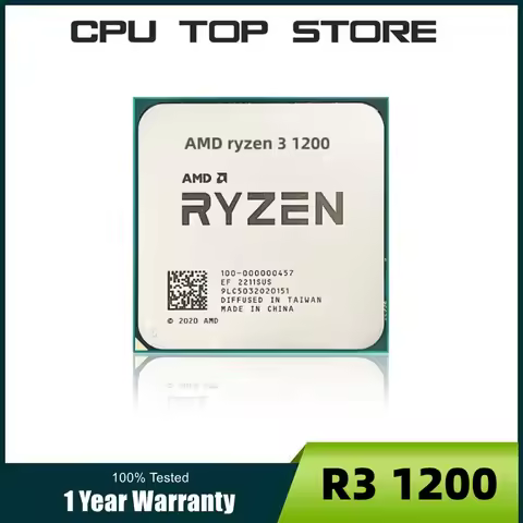 AMD Ryzen 3 1200 R3 1200 3.1GHz 4-Core 4-Thread CPU Processor LGA AM4