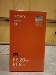 SONY 20mm f1.8