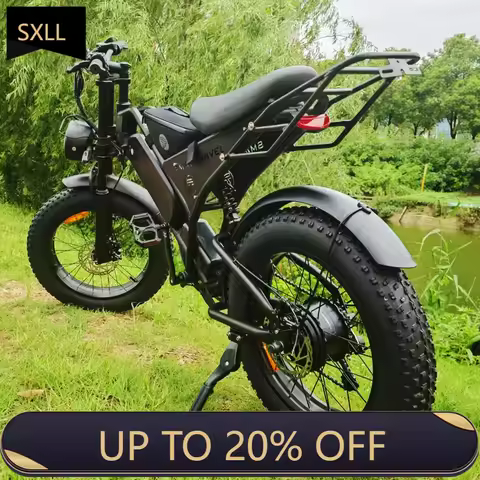 European Union United States Warehouse Electric Bike 48v 20 inch Bike 7 Speed Ebike Dual Battery Ele