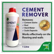 SONS 21 Cement Remover - Removes Cement Stain & Grout & Rust & Hard Water on Floor Tiles Cleaner Pen