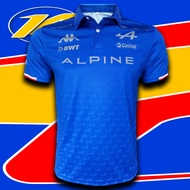 Polo Shirt Formula One ALPINE F1 TEAM Fernando Alonso FM0051 Model Size S-5XL