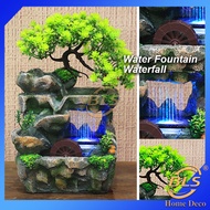 BLS Meja Air Pancut Kecil Air Terjun Hiasan Rumah Water Fountain Waterfall Feng Shui Water Features Garden Home Decor