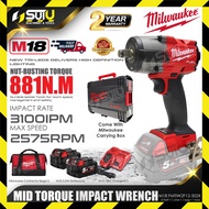 MILWAUKEE M18 FMTIW2F12-0X0 AISA / FMTIW2F12-502X FUEL™ Gen II 1/2" 881NM Mid Torque Impact Wrench 2