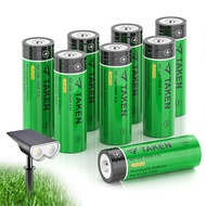 Taken 14430 3.2 Volt Rechargeable Solar Battery, 3.2V 450mAh 14430 LiFePO4 Rechargeable Battery for 