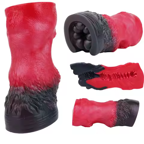 LUUK Silicone Male Masturbator Lifelike Donkey Hoof Design Stroker for Men Pocket Pussy Onahole Real
