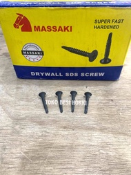 Skrup Gypsum SDS Massaki / SDS Drywall Screws 6x1 (100gram)