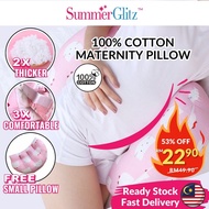 SUMMERGLITZ Pregnancy Pillow Maternity Pillow Waist Back Pillow Bantal Mengandung Ibu Mengandung Ban