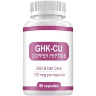 GHK-Cu Copper Peptide Supplement, 120mcg Vegan Promotes Skin Repair, Radiant Skin Elasticity, Anti-A