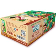 Thùng 48 hộp x170ml sữa trái cây thạch vị cam vị socola lúa mạch Kun (Có Quà Tặng)