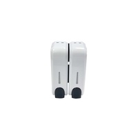 ️Shopaom61 Primo 2-Compartment Liquid Soap Dispenser Capacity 300x2 Ml. Model SD46 Size 7x13x21.5 Cm