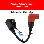 Ignition Coil (With Cap) 75HP / 85HP Yamaha Outboard Motor - 66T-85570-00