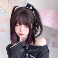 [Sẵn] Wig teen/lolita cute mix tím nâu phong cách học sinh jk mã S031 [Miu Cosplay]