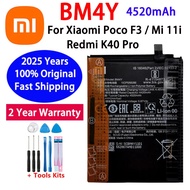 2025 Years 100% New High Quality 4520mAh BM4Y Battery For  Poco F3 Redmi K40 Pro Mi 11i Batteries Ba