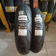 Corsa Platinum R93 120/60 & 160/60 Tire Package 17 TubelessRing