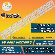4T-C70AL1X / 4T-C70AH1X SHARP 70" LED TV BACKLIGHT (LAMPU TV) 4TC70AL1X 4T-C70AL1 C70AL1X 4TC70AH1X 