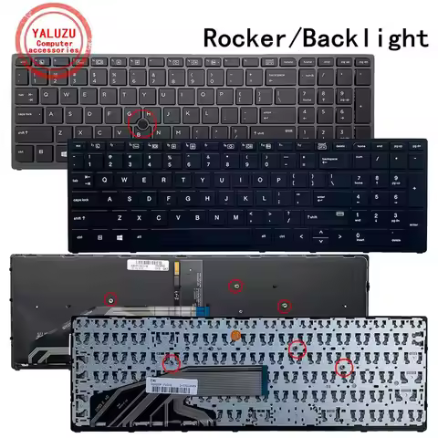 US English NEW Laptop Keyboard For HP ZBOOK 15 G3 ZBOOK 15 G4 ZBOOK 17 G3 ZBOOK 17 G4 HSTNN-C87C